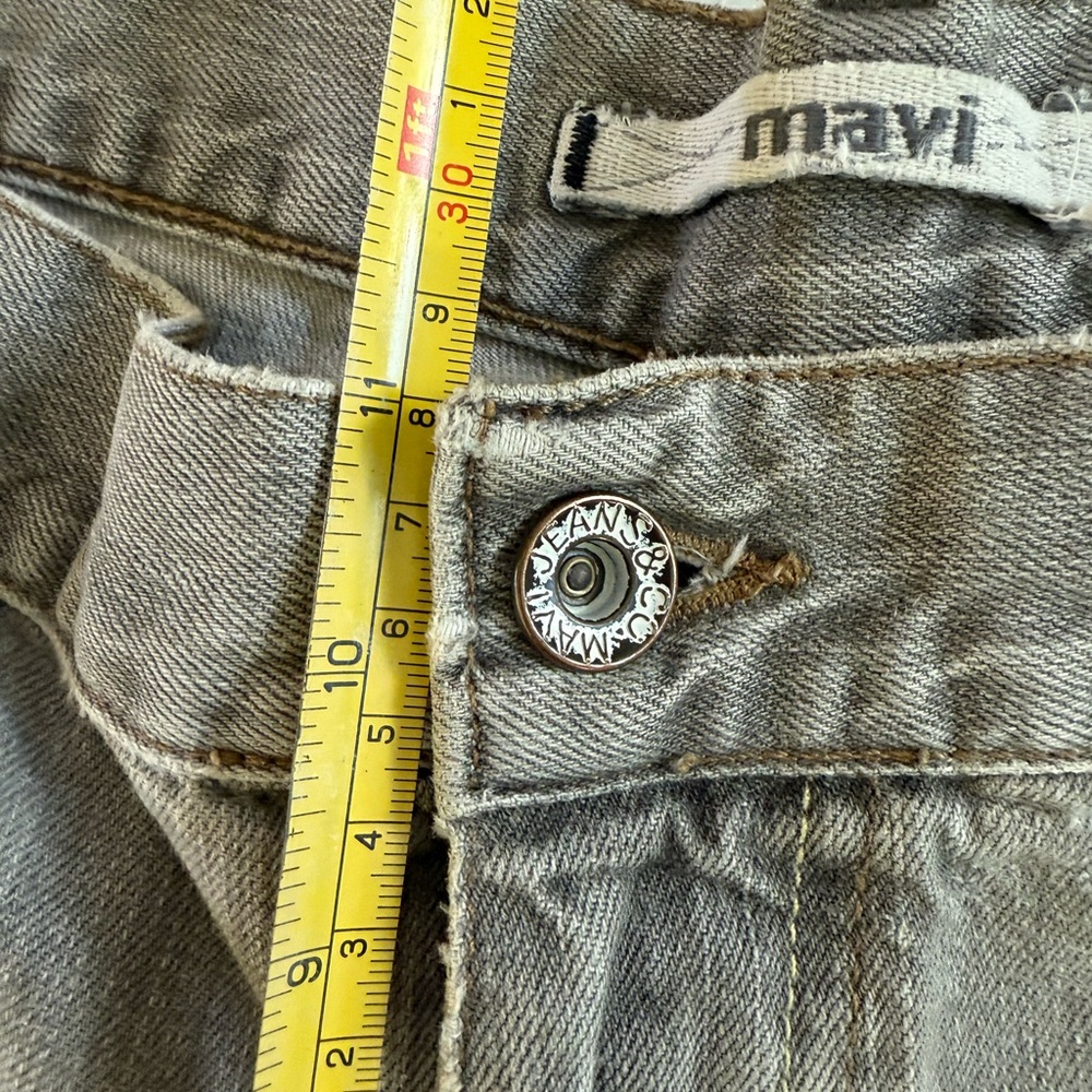 Mavi Jeans Mens 38x32 Stone Gray Matt Relaxed Straight Leg Distressed‎ - Picture 12 of 13